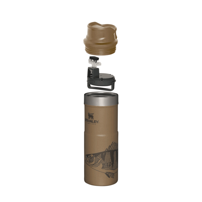 STANLEY - CLASSIC TRIGGER-ACTION TRAVEL MUG 16oz /470ml Peter Perch Tan - immagine 3