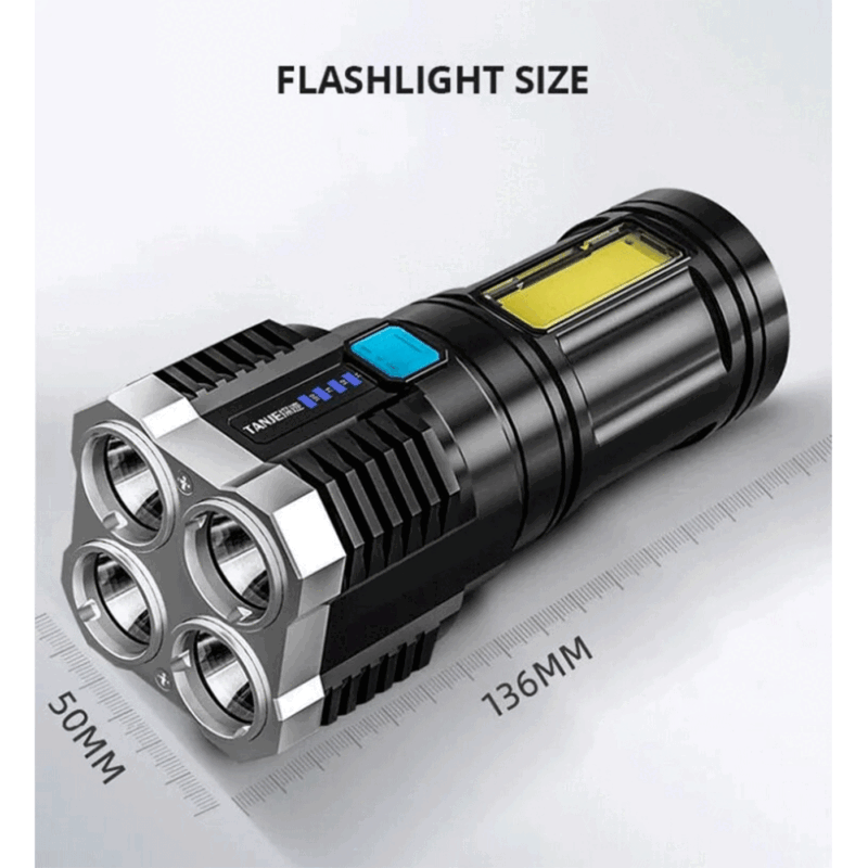 TORCIA A 4 LED ALTA ILLUMINAZIONE - immagine 10