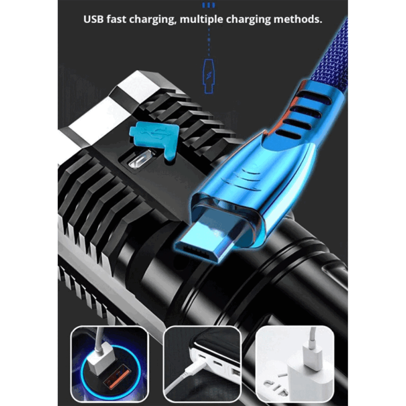 TORCIA A 4 LED ALTA ILLUMINAZIONE - immagine 8