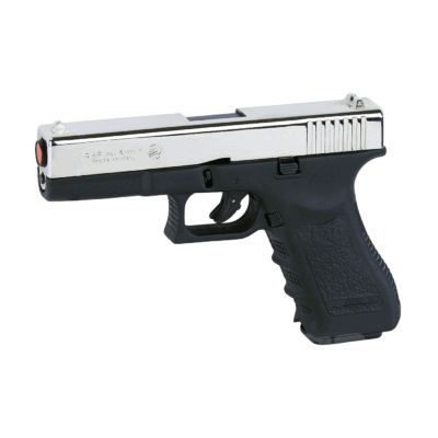 PISTOLA A SALVE - BRUNI REPLICA GLOCK 17 / GAP CAL. 8MM NIKEL