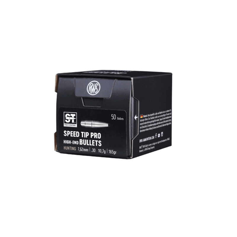 PALLE DA RICARICA - RWS - SPEED TIP PRO Hunting 7,62mm | .30 10,7g | 165gr (50pz)