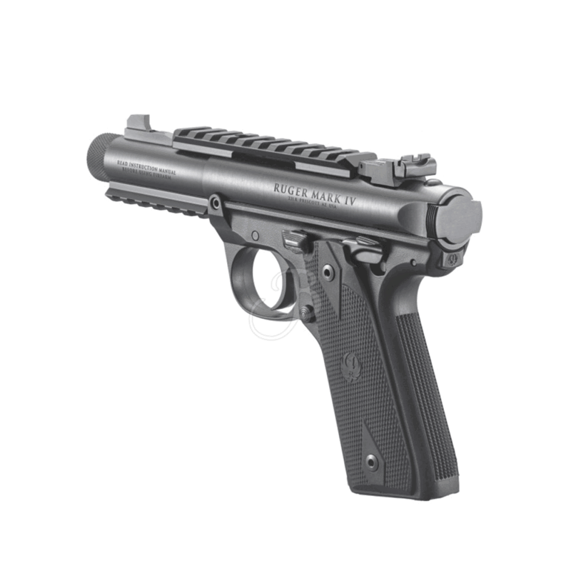 PISTOLA - RUGER - 22/45 MKIV .22LR 4.4" TACT(F) POLY +1C - immagine 2