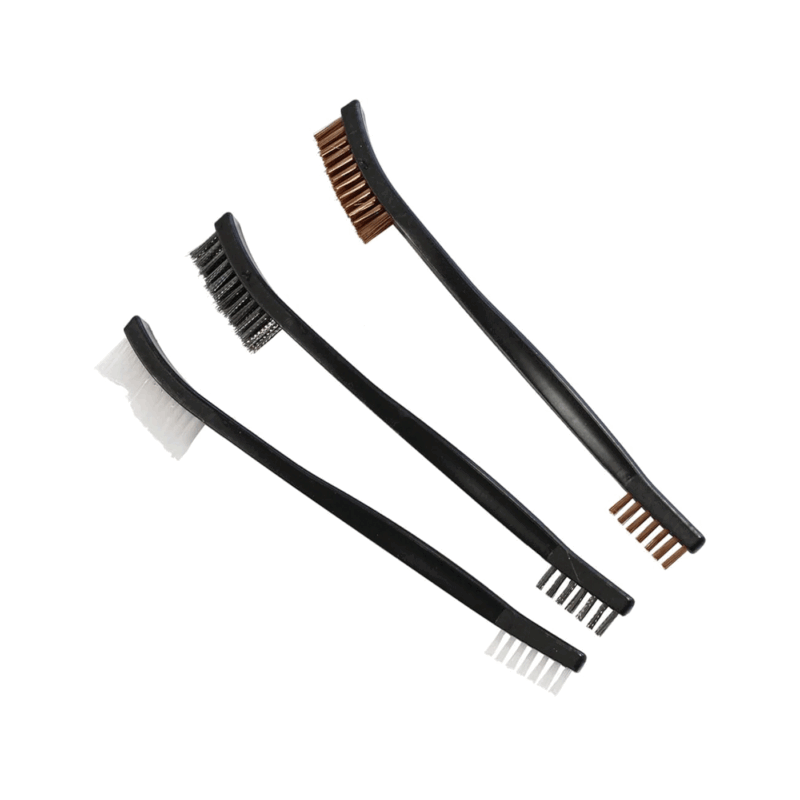 BIRCHWOOD - SET 3 SPAZZOLINI NYLON-BRONZO-ACCIAIO (BC-41104)