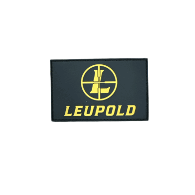 PATCH - LEUPOLD RETTANGOLARE NERO/ORO (CON VELCRO)