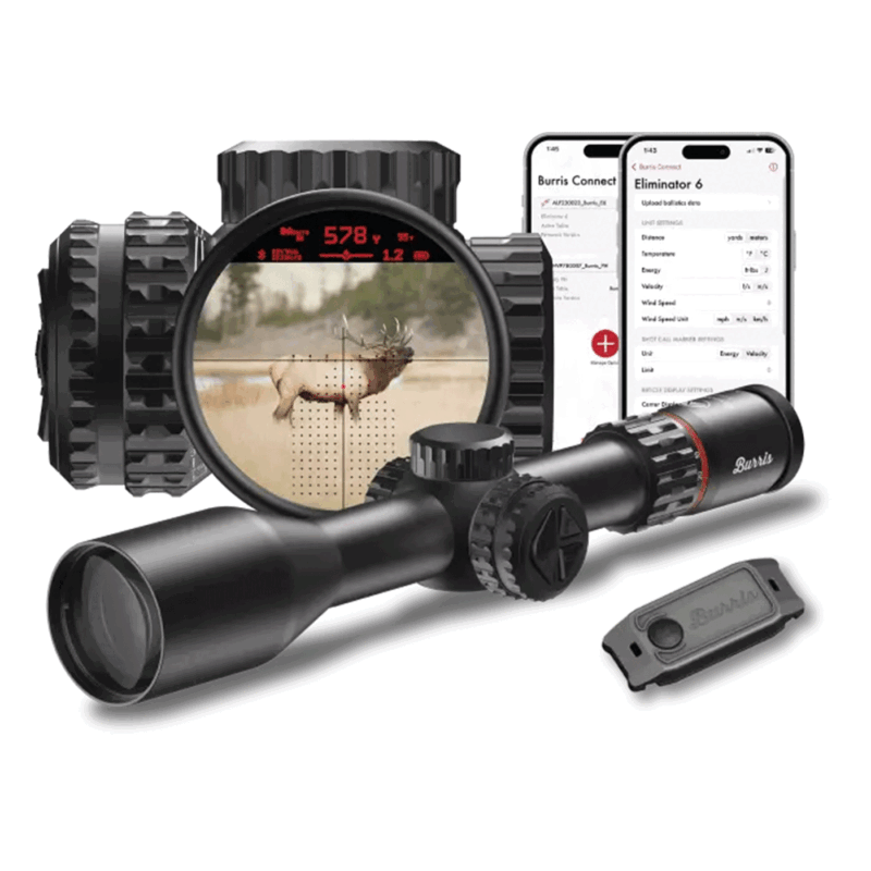 OTTICA - BURRIS - ELIMINATOR 6 4-20x52mm X177 RETICLE - immagine 10