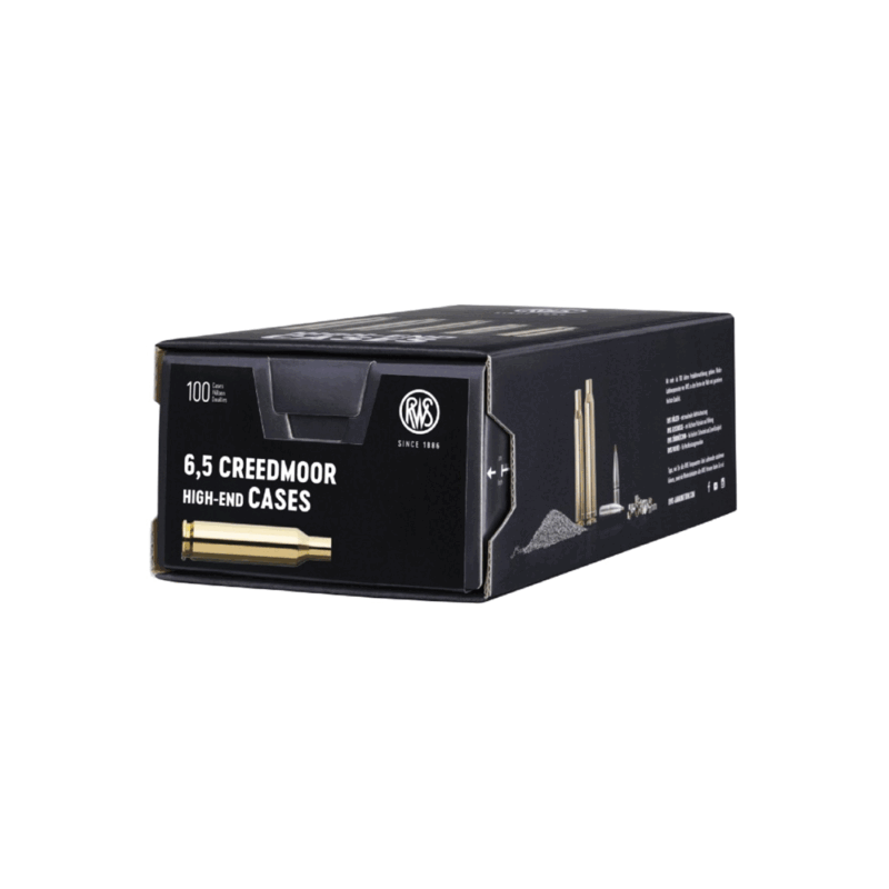 BOSSOLI - RWS - CAL 6,5 CREEDMOOR HIGH-END CASES (100 PZ)