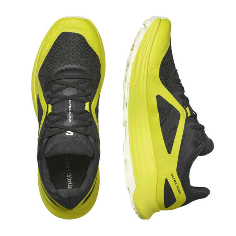 SALOMON - UOMO - ULTRAFLOW Black / Sulphur Spring / Transparent Yellow - immagine 2