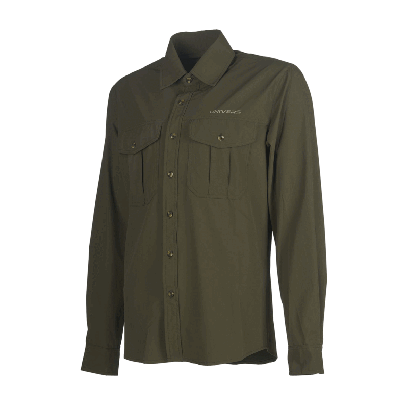 UNIVERS - CAMICIA PINZOLO 4-WAY STRETCH VERDE - immagine 3