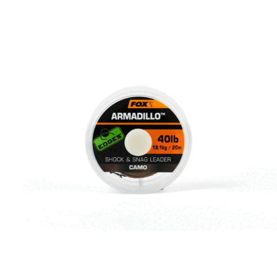 FOX - EDGES CAMO ARMADILLO 40lb 18.1kg / 20m SHOCK & SNAG LEADER