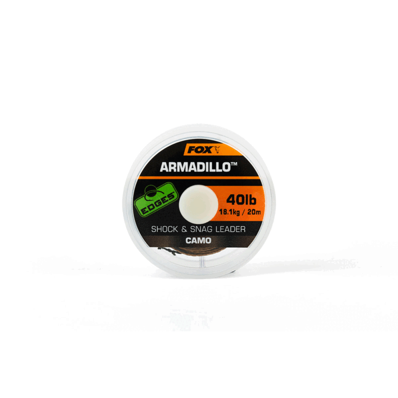 FOX - EDGES CAMO ARMADILLO 40lb 18.1kg / 20m SHOCK & SNAG LEADER