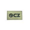 PATCH - CZ RETTANGOLARE NERO/VERDE (CON VELCRO)