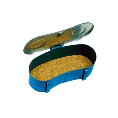 IGNESTI - SCATOLINA PORTA ESCHE IN ALLUMINIO 17x7x5h