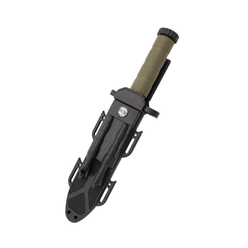 COLTELLO - THIRD - 11113GN SURVIVAL Nero/Verde - immagine 2