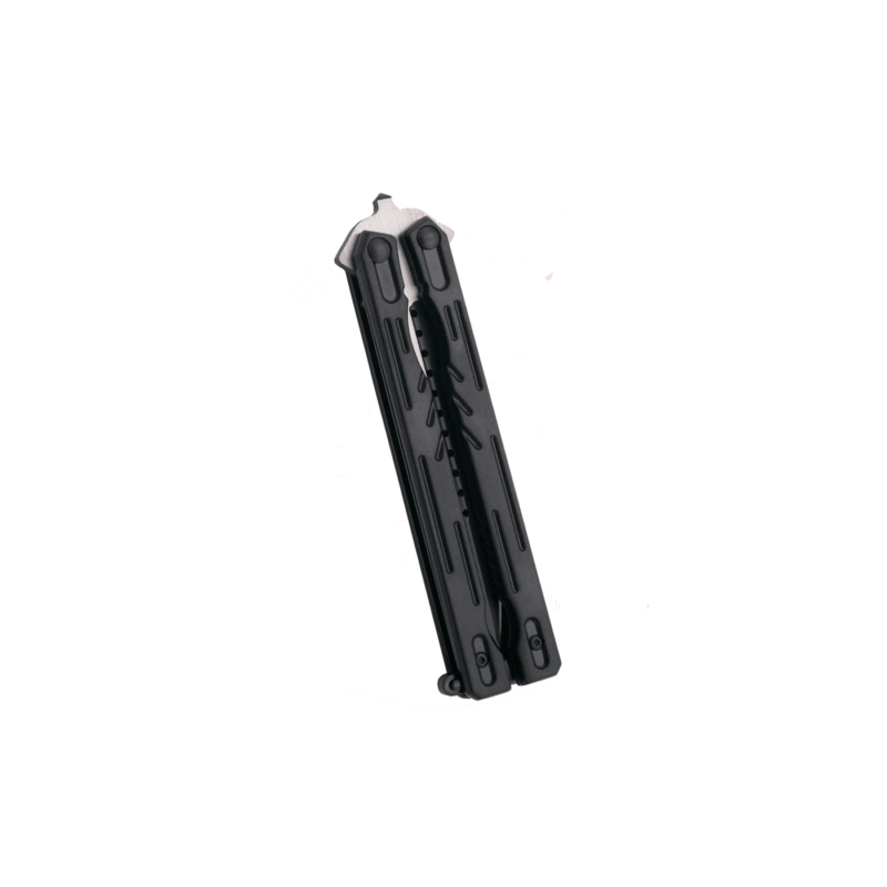 COLTELLO A FARFALLA - THIRD - BUTTERFLY LAMA ACCIAIO INOX 420 12,3cm - immagine 2