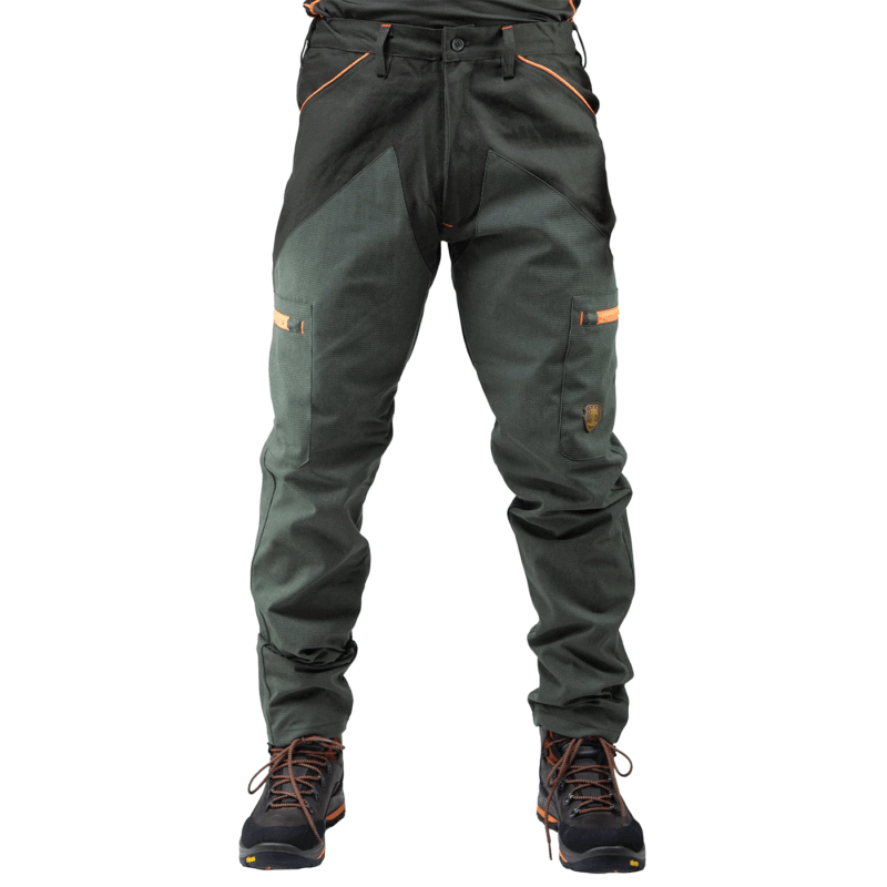 VIENT COLLECTION - PANTALONE - CANVAS VP03 Olive/Arancio