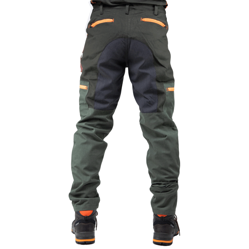 VIENT COLLECTION - PANTALONE - CANVAS VP03 Olive/Arancio - immagine 3