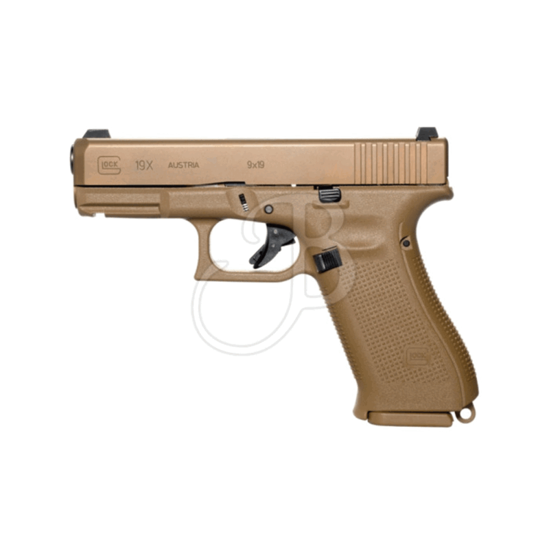 PISTOLA - GLOCK MOD. 19X G-MATCH 9 LUGER FDE +2C