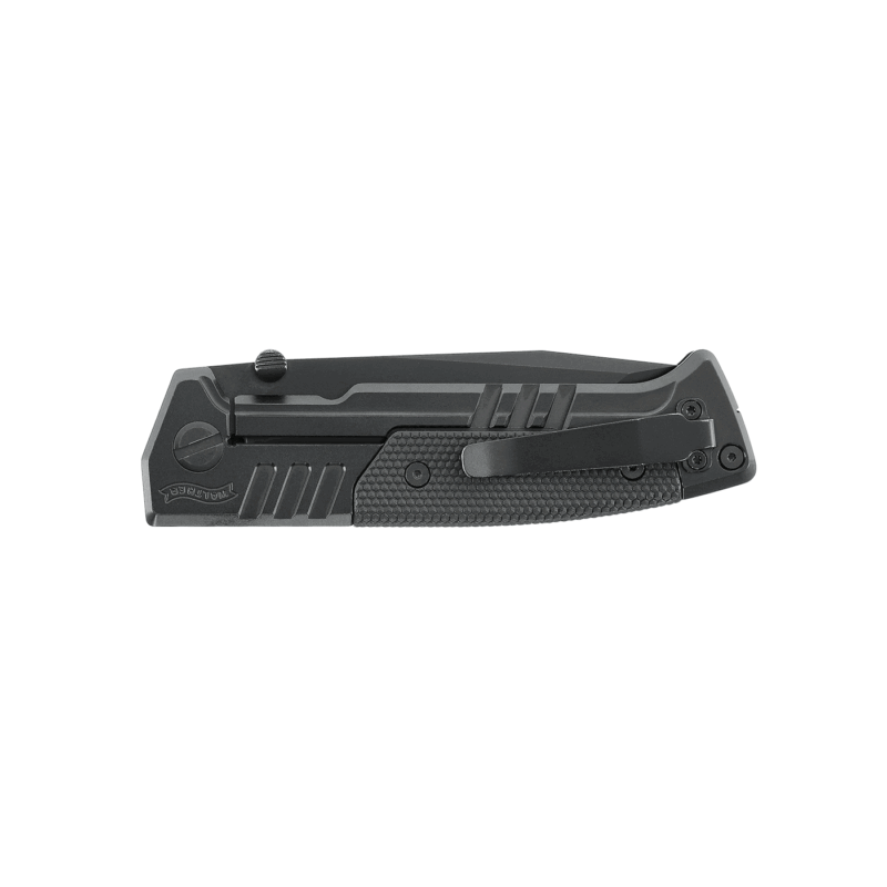 COLTELLO - WALTHER/UMAREX - PDP STEEL FRAME TANTO FOLDER SERRATED, black - immagine 3