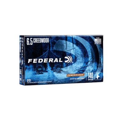 FEDERAL - 6.5 CREEDMOOR | JACKETED SOFT POINT | 140GR | POWER-SHOK | 65CRDB