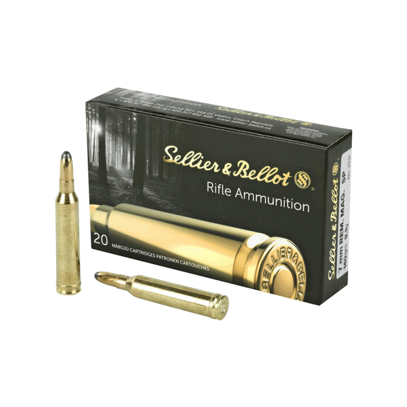 SELLIER & BELLOT - 7mm REM. MAG. SP 140grs 9,1g No. 2931 (20pz)