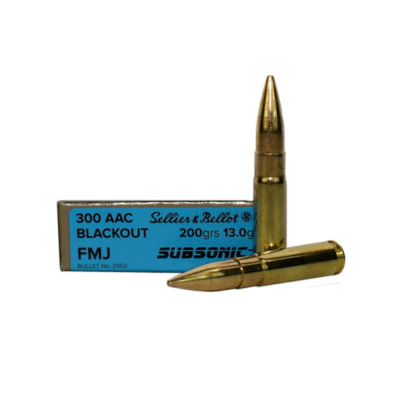 SELLIER & BELLOT - 300 AAC BLACKOUT FMJ 200grs 13,0g No. 2950 (20pz)