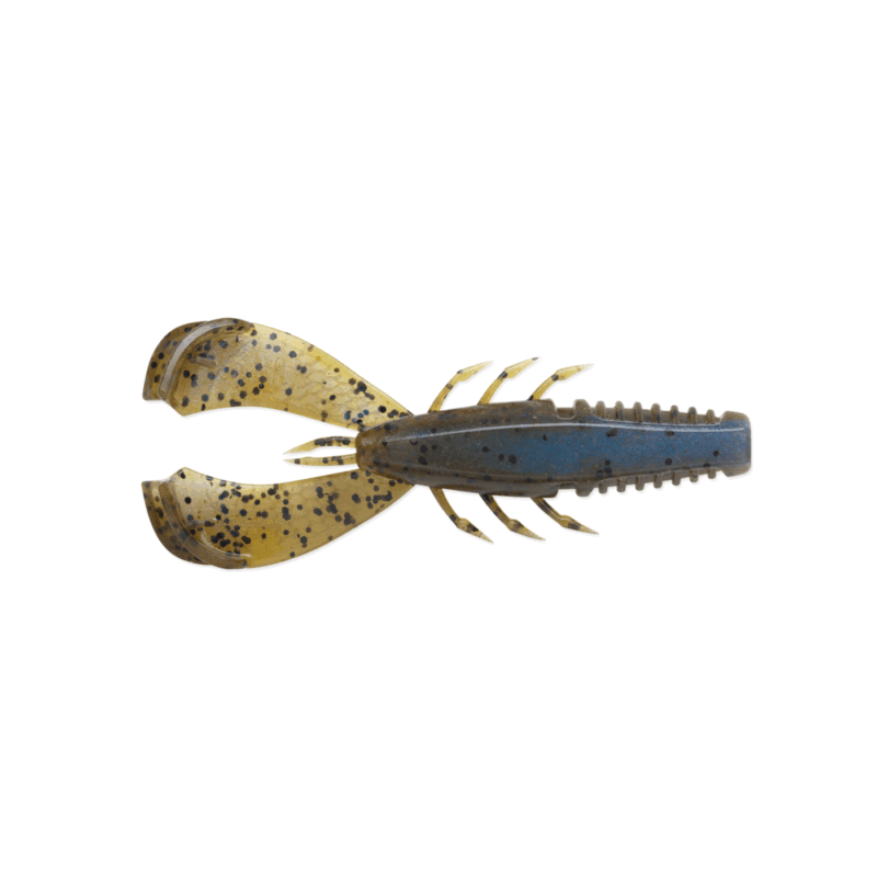 RAPALA - CRUSHCITY™ CUSTOMS "CLEANUP CRAW™" 3.5"/8.8cm | 7 pcs | Green Pumpkin Blue Pearl - immagine 2