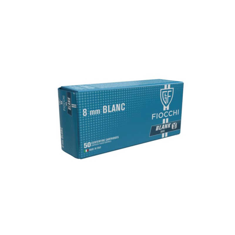 MUNIZIONI A SALVE - FIOCCHI - 8 mm BLANC (50pz)