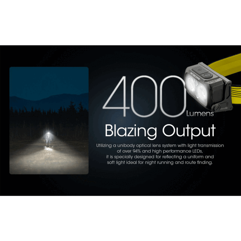 TORCIA FRONTALE - NITECORE - NU25 400 LUMENS - immagine 6