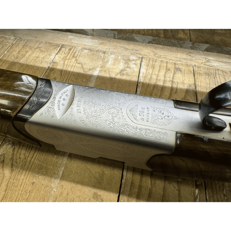 USATO - FUCILE SOVRAPPOSTO - BERETTA MOD. S 56 E cal. 12 - immagine 5
