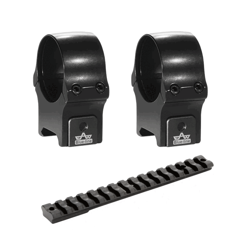 EAW BLUELINE - 0098 MAUSER K98 CON FORI PICATINNY-SET Ø30 H18,0