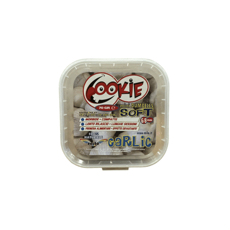 MILO - COOKIE MINI DUMBELLS SOFT 70GR 6/8mm GARLIC