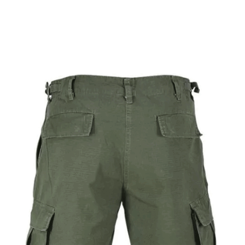 PANTALONCINO/BERMUDA - MIL-TEC - BDU RIPSTOP SHORTS CARGO OD GREEN - immagine 2