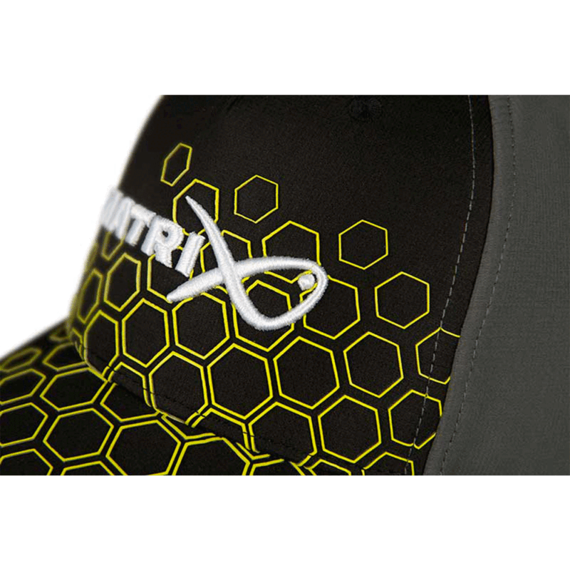 CAPPELLO - MATRIX - HEX PRINT BASEBALL CAP Black - immagine 2