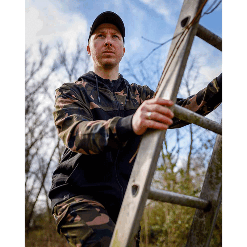 FELPA - FOX - LW ZIPPED HOODY Black/Camo - immagine 15