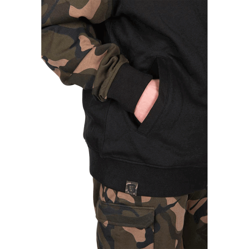 FELPA - FOX - LW ZIPPED HOODY Black/Camo - immagine 4