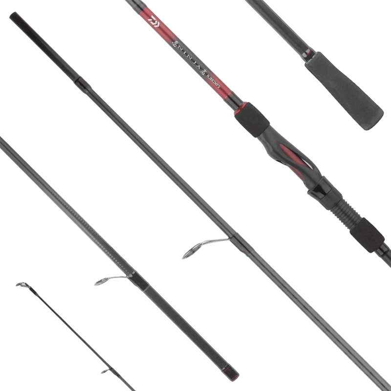DAIWA - 23 NINJA SPINNING NJ612ULFS 1.85m | 2pcs | 97cm | 3-10g - immagine 2
