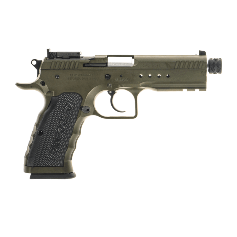 PISTOLA - TANFOGLIO MOD. TACTICAL PRO CERAKOTE GREEN CAL. 9X19 - immagine 2