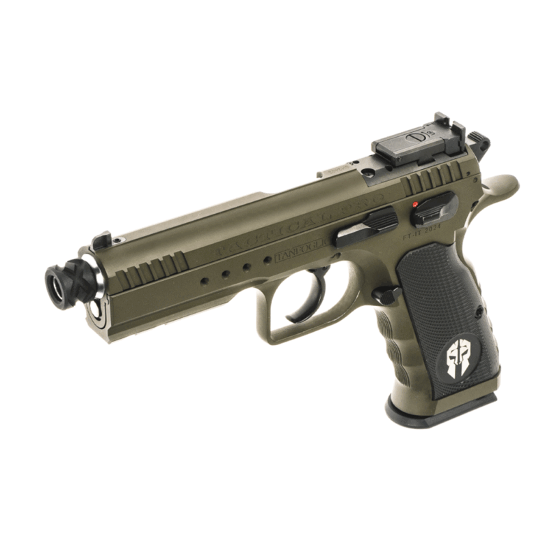PISTOLA - TANFOGLIO MOD. TACTICAL PRO CERAKOTE GREEN CAL. 9X19 - immagine 3