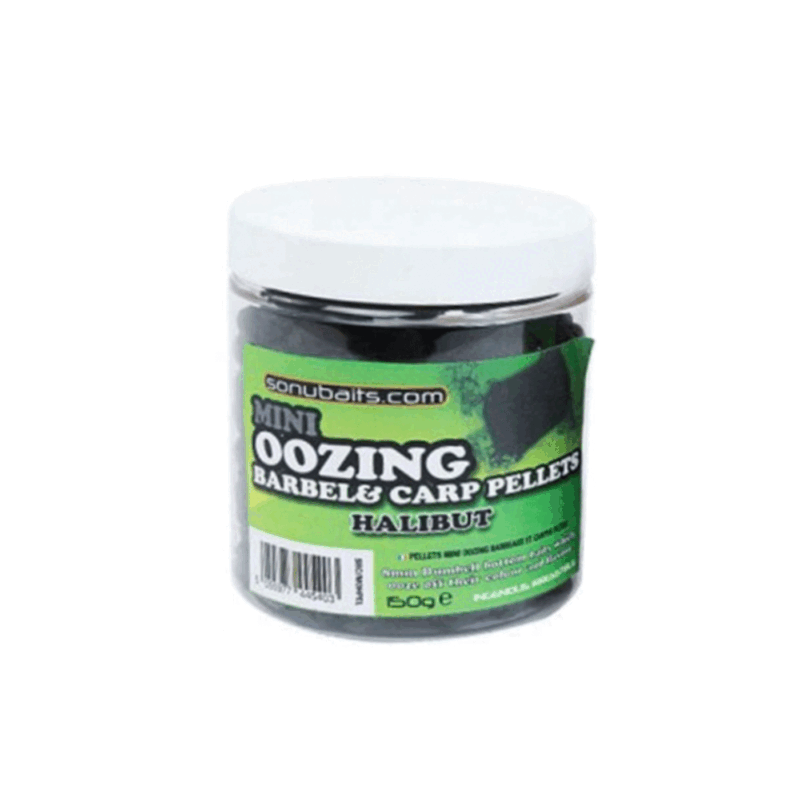 SONUBAITS - MINI OOZING BARBEL & CARP PELLETS Halibut 150g