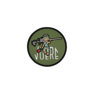 PATCH - VOERE Girl - round (VOERE X4) (CON VELCRO)