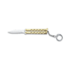 ALBAINOX - COLTELLO PORTACHIAVI BALISONG KEY-RING. Golden. 6 cm