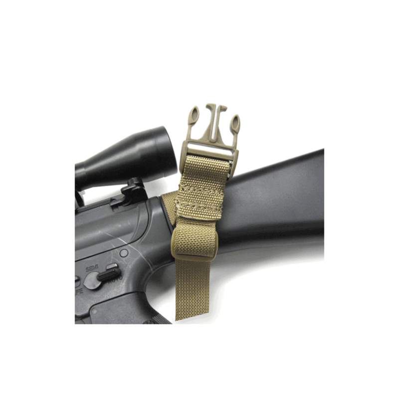 CONDOR - CINGHIA PORTA FUCILE ELASTICA Verde Oliva - immagine 2