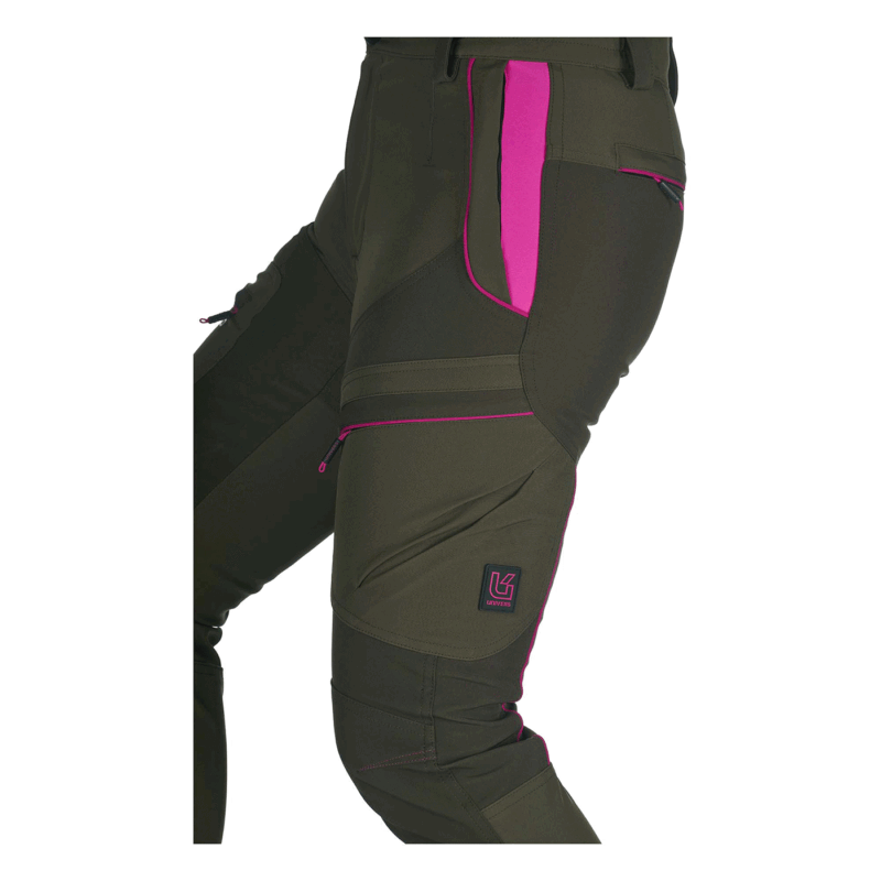 PANTALONE - UNIVERS - DONNA - CACCIA PREDAZZO SOFTSHELL U-TEX Verde/Fucsia - immagine 6
