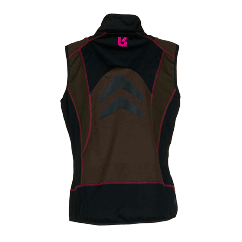 GILET - DONNA - UNIVERS - OUTDOOR ADAMELLO U-TEX Verde/Fucsia - immagine 2