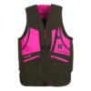 GILET - DONNA - UNIVERS - CACCIA MERANO MICROFIBRA U-TEX Verde/Fucsia
