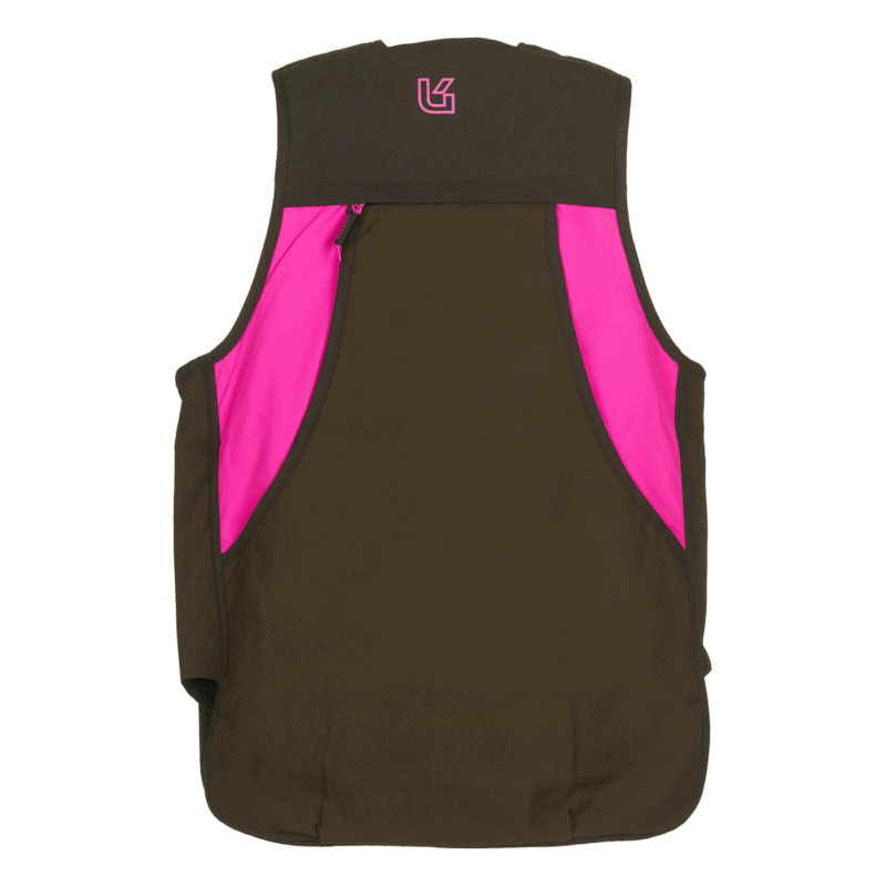 GILET - DONNA - UNIVERS - CACCIA MERANO MICROFIBRA U-TEX Verde/Fucsia - immagine 2