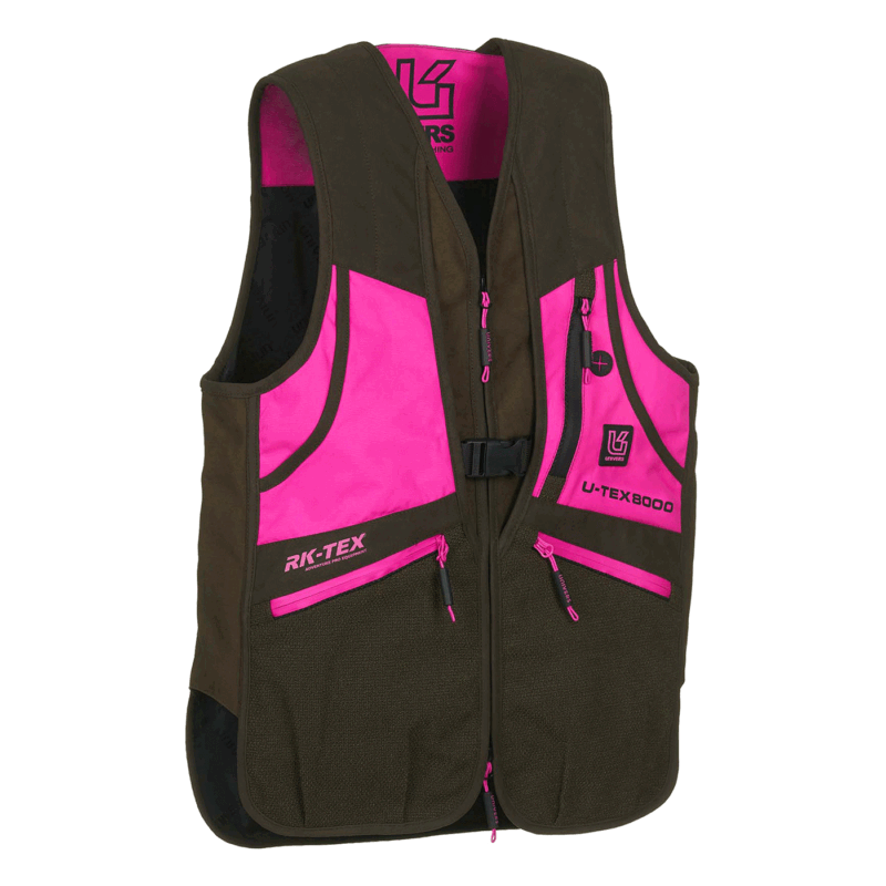 GILET - DONNA - UNIVERS - CACCIA MERANO MICROFIBRA U-TEX Verde/Fucsia - immagine 3