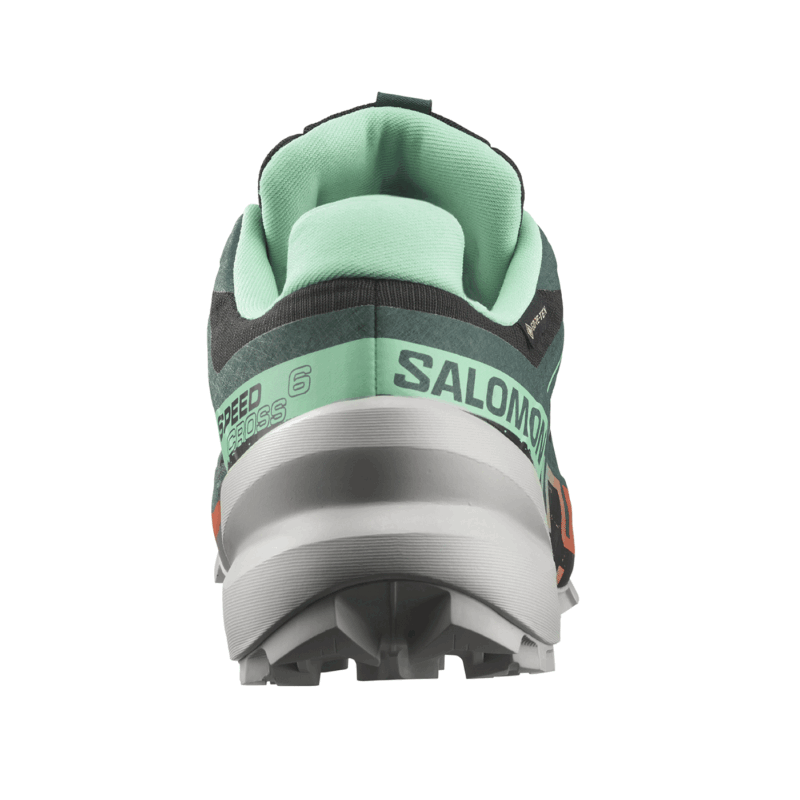 SALOMON - DONNA - SPEEDCROSS 6 GTX W Black / Electric Green / Cherry Tomato - immagine 4