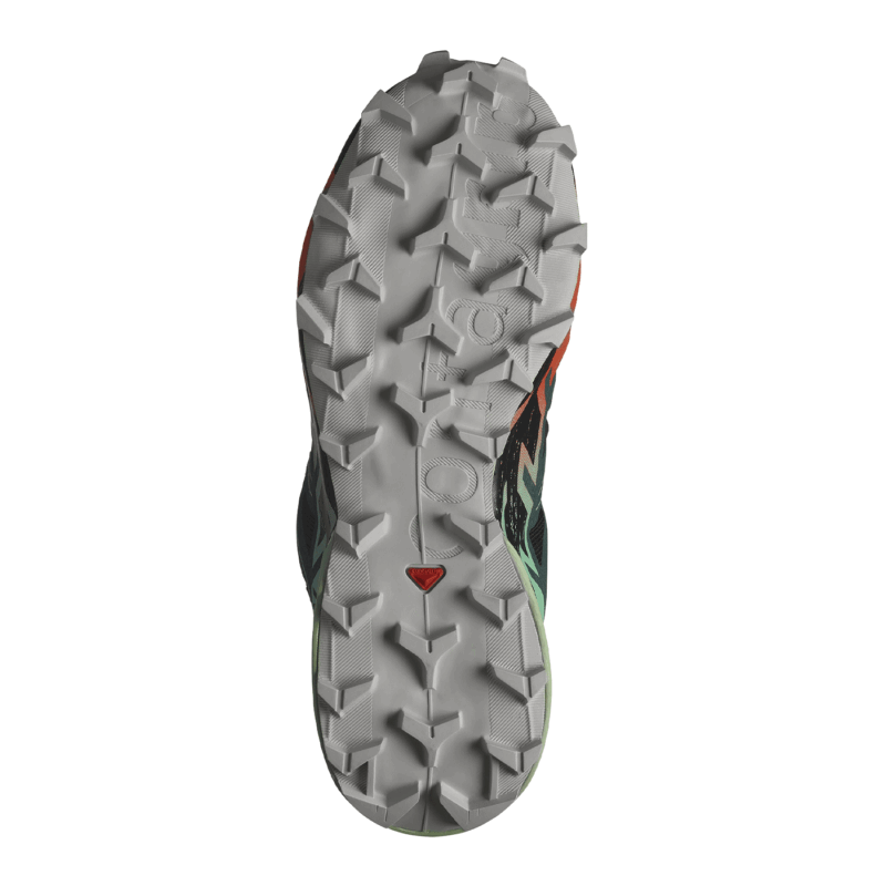 SALOMON - DONNA - SPEEDCROSS 6 GTX W Black / Electric Green / Cherry Tomato - immagine 5