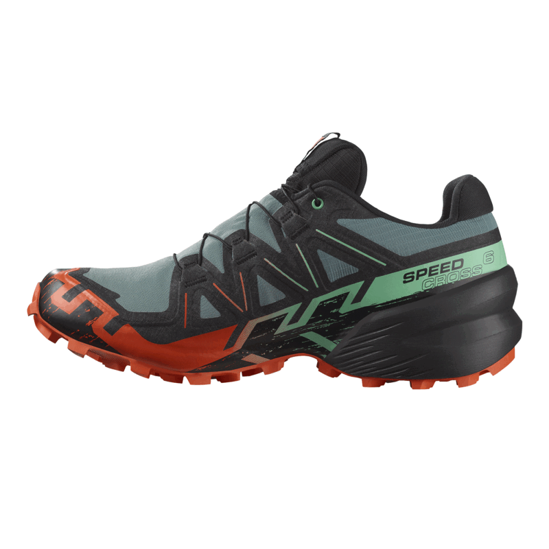 SALOMON - UOMO - SPEEDCROSS 6 GTX North Atlantic / Black / Cherry Tomato - immagine 2